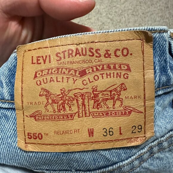 Men's Levi Strauss 550 Jeans Sz 36x29 - Picture 5 of 5